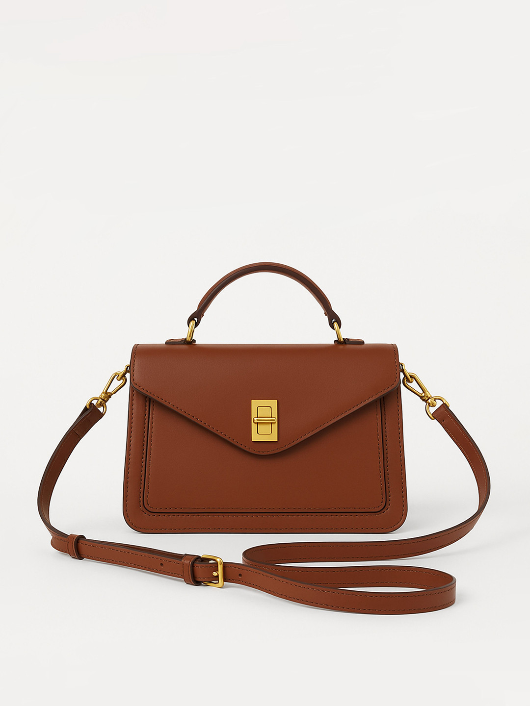 ALL ABOUT HER Women Solid Crossbody Satchel Bag