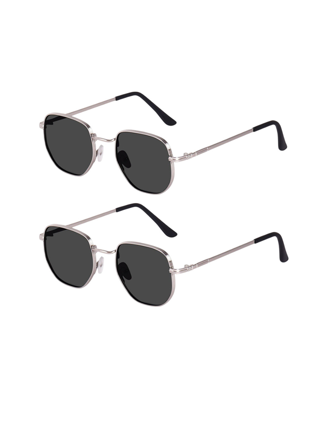 SPADEACES Unisex Pack of 2 Oversized Sunglasses & Polarised & UV Protected Lens OG Pathan