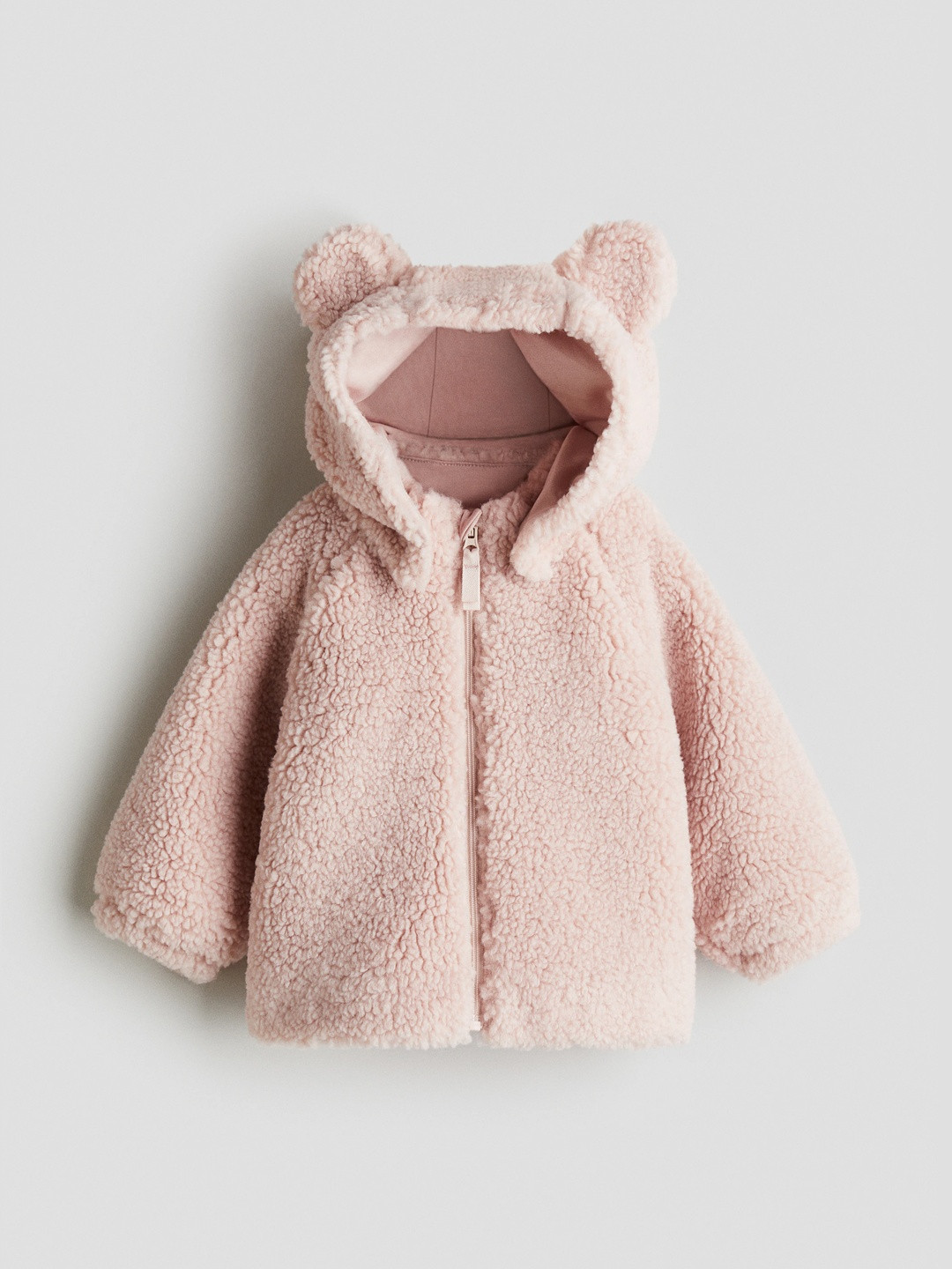 H&M Boys Hooded Pile Jacket