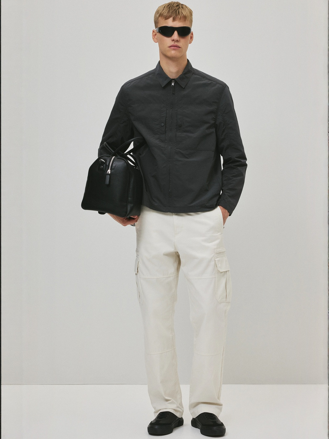 H&M Regular Fit Nylon Overshirt