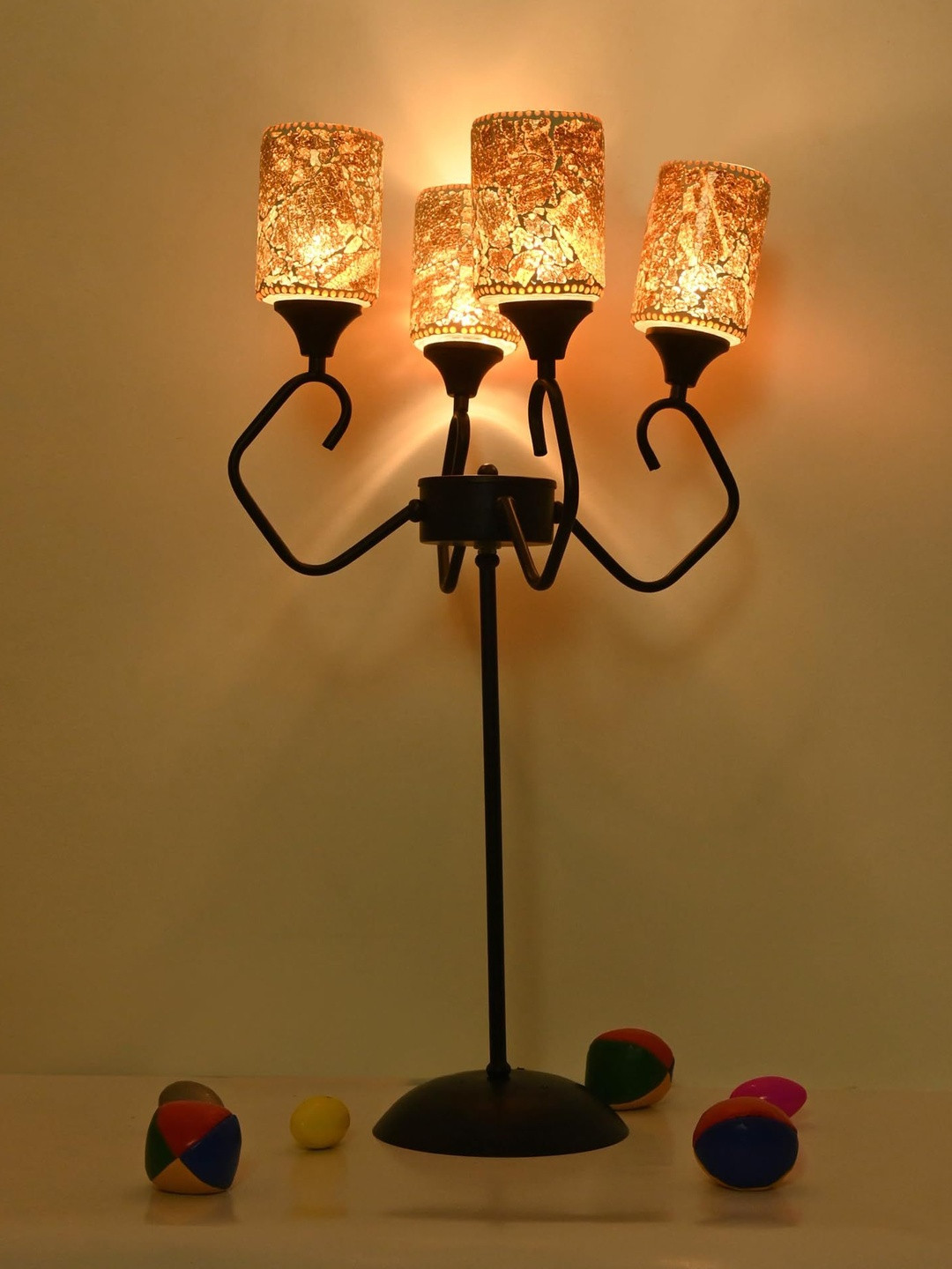 1st Time Stylish Metal Base Floor Lamp