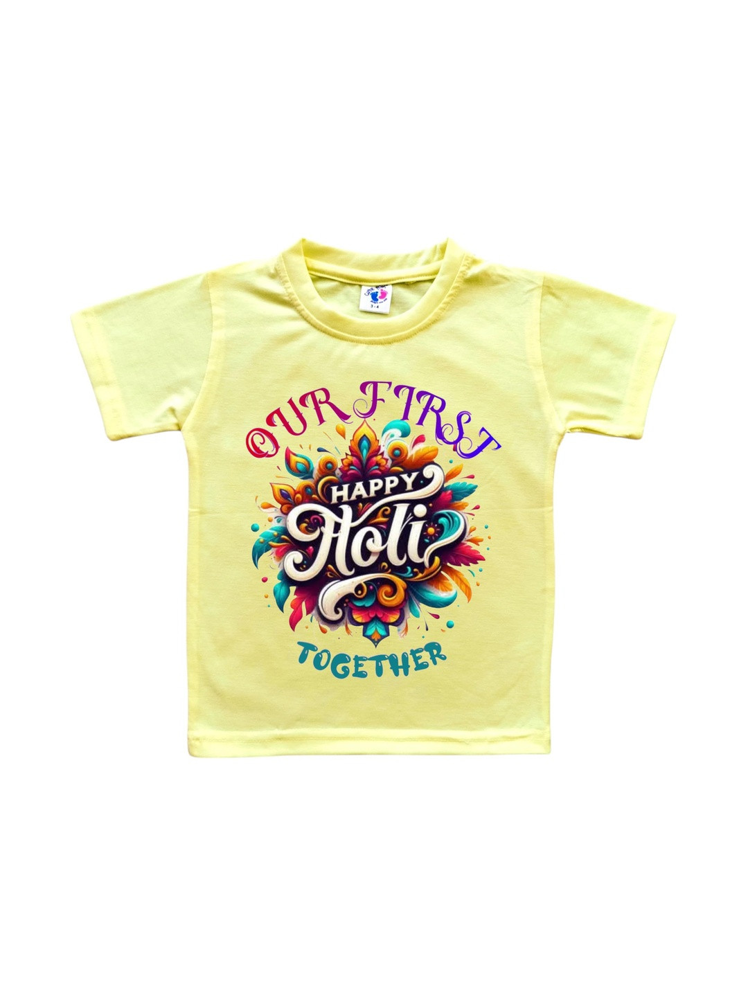 Cute Pals Kids Graphic Printed Short Sleeves Cotton T-shirt
