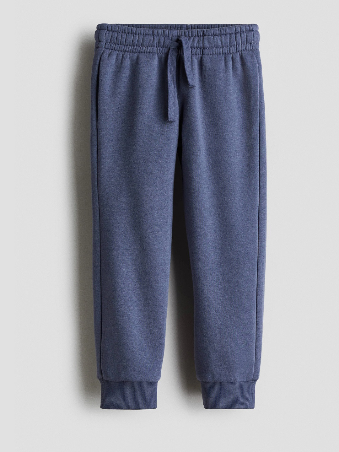 H&M Boys Blue Brushed Inside Regular Mid-Rise Joggers Trousers