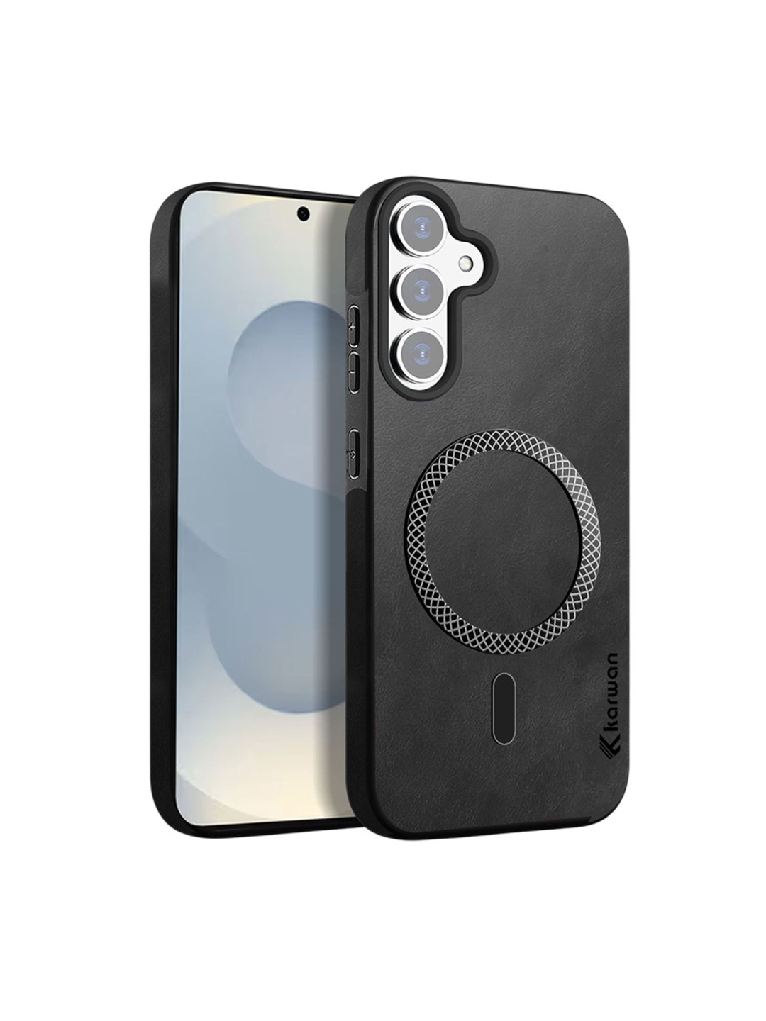 Karwan Magnetic Shockproof Leather Samsung Galaxy S24 Plus Back Case