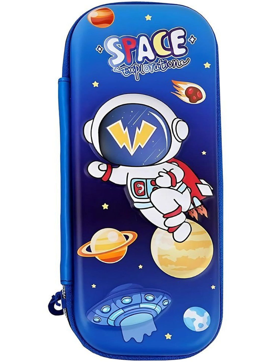 YK Space Theme Blue Pencil Case
