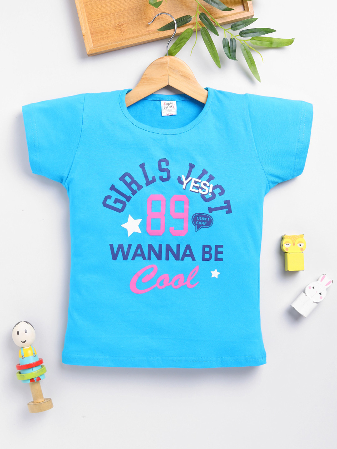 Here&Now X Game Begins Girls Graphic Printed T-shirt
