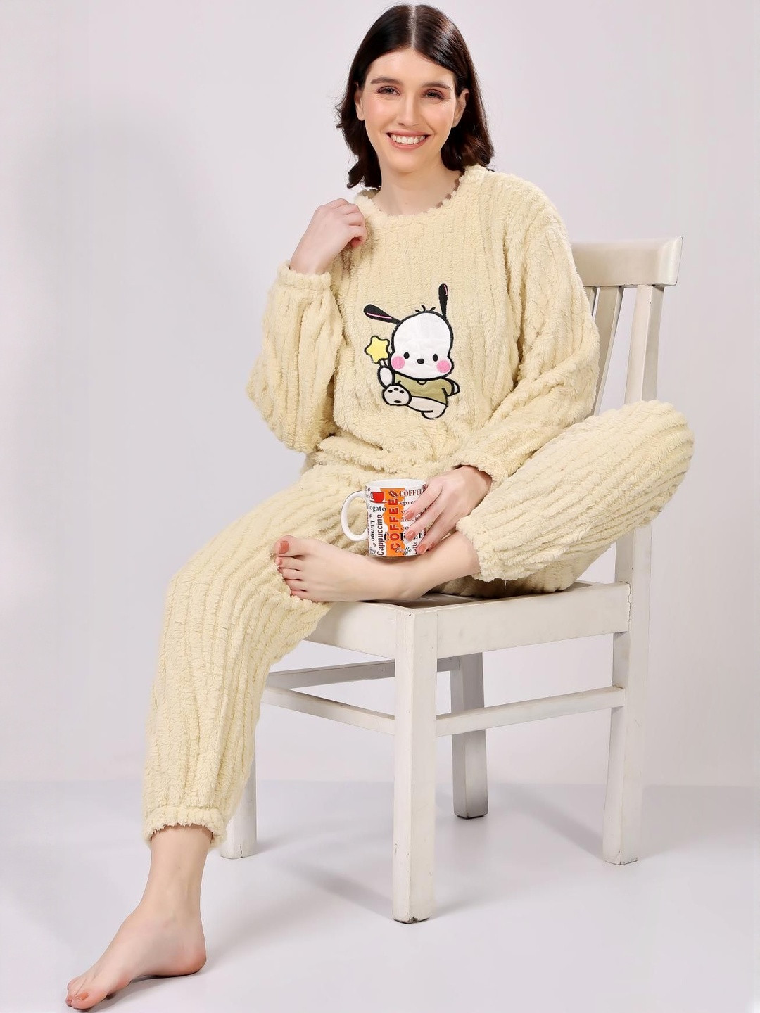 Stem Rope Women Graphic Printed Tranding Winter Night suits