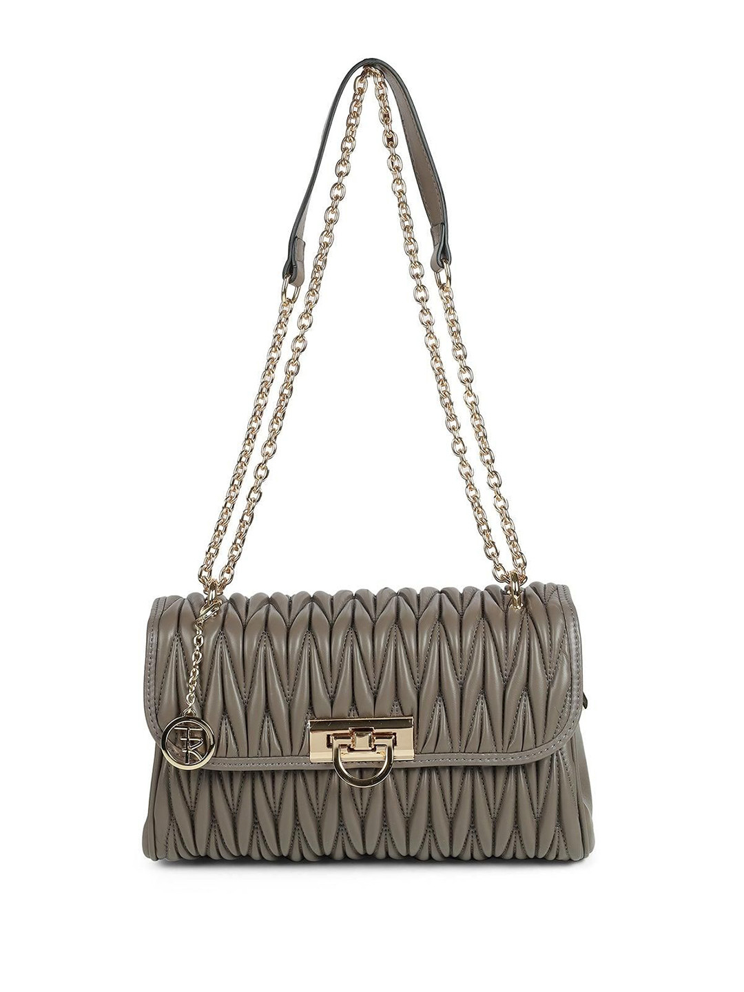 Tresmode Women Textured Crossbody Quilted Leather Sling Bag