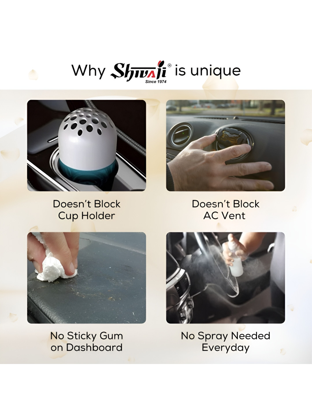 SHIVAJI Transparent Sweet Oudh Car Air Freshener - 8 ml