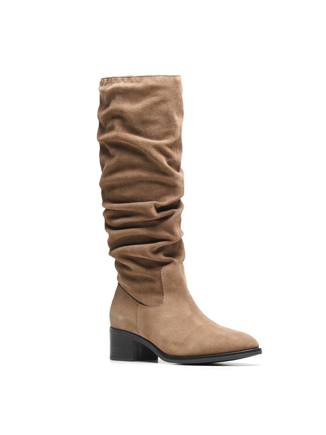 Peach Flores Solomun Women High-Top Leather Regular Boots