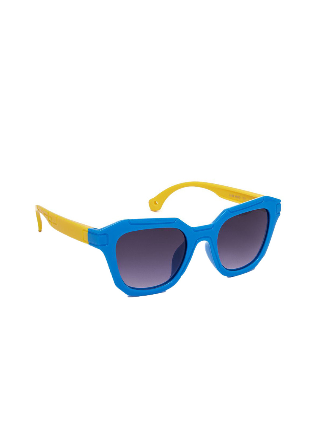 KIDSUN Boys UV Protected Lens Wayfarer Sunglasses 6128_BLUE_YELLOW