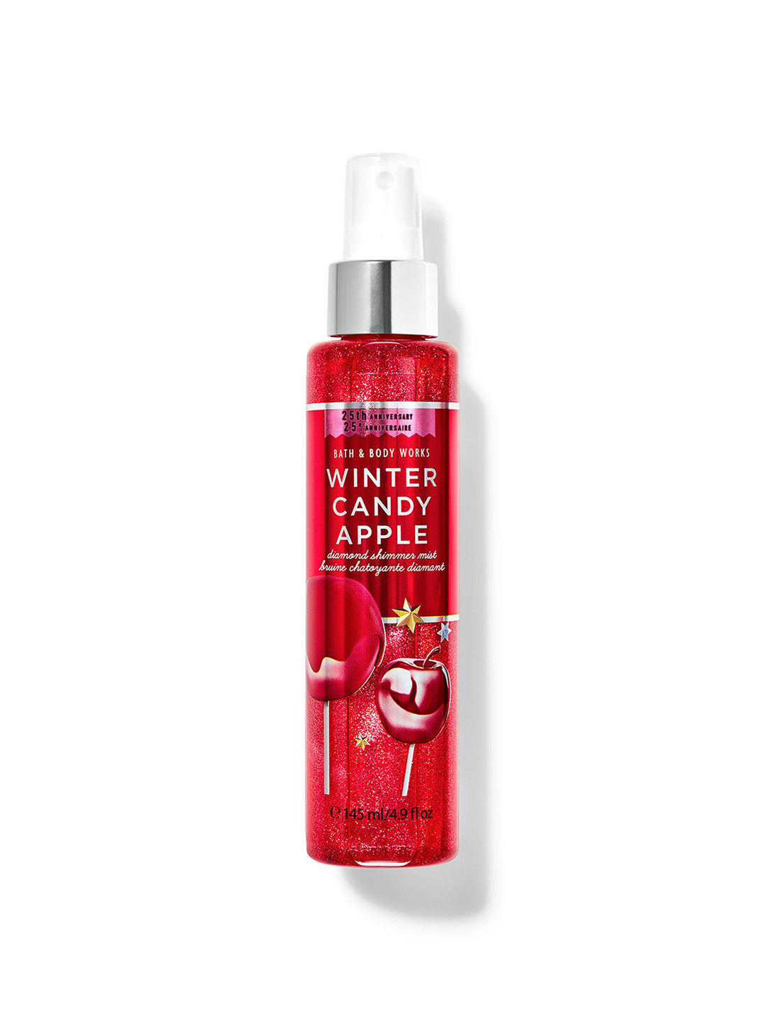 Bath & Body Works Women Winter Candy Apple Diamond Shimmer Mist - 145ml