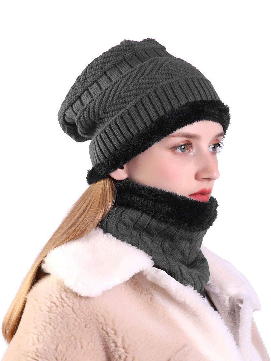 Navkar Crafts Unisex Woollen Beanie