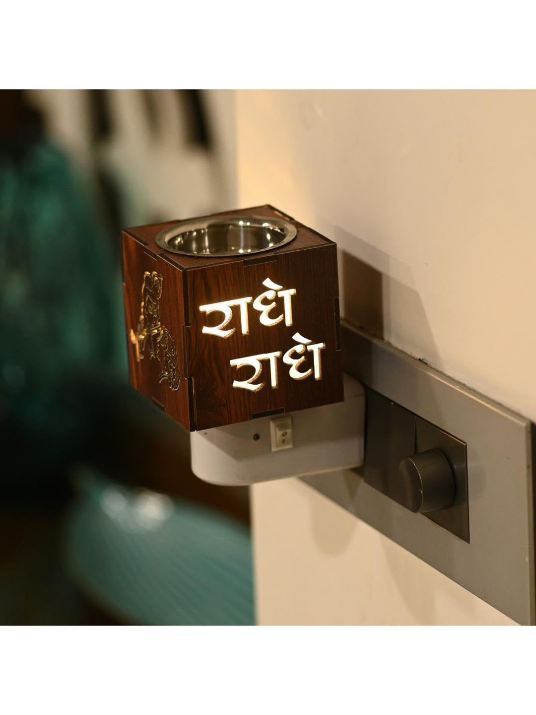 1st Time Radhe Krishna Incense Aroma Oil Diffusers Holder