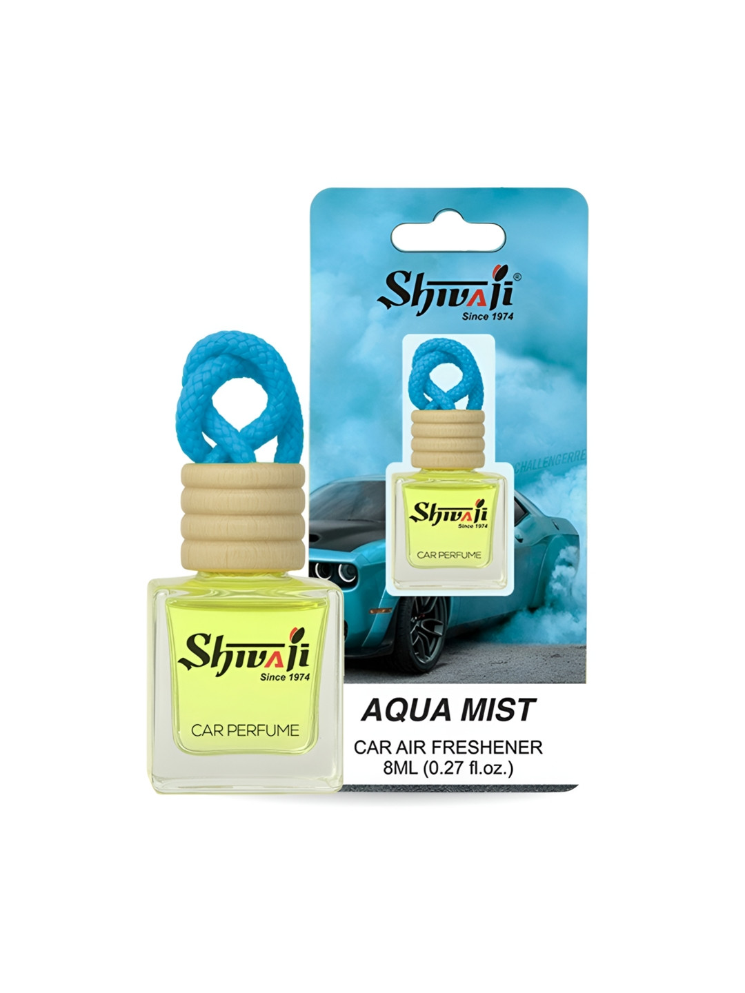 SHIVAJI Transparent Aqua Mist Car Air Freshener - 8 ml