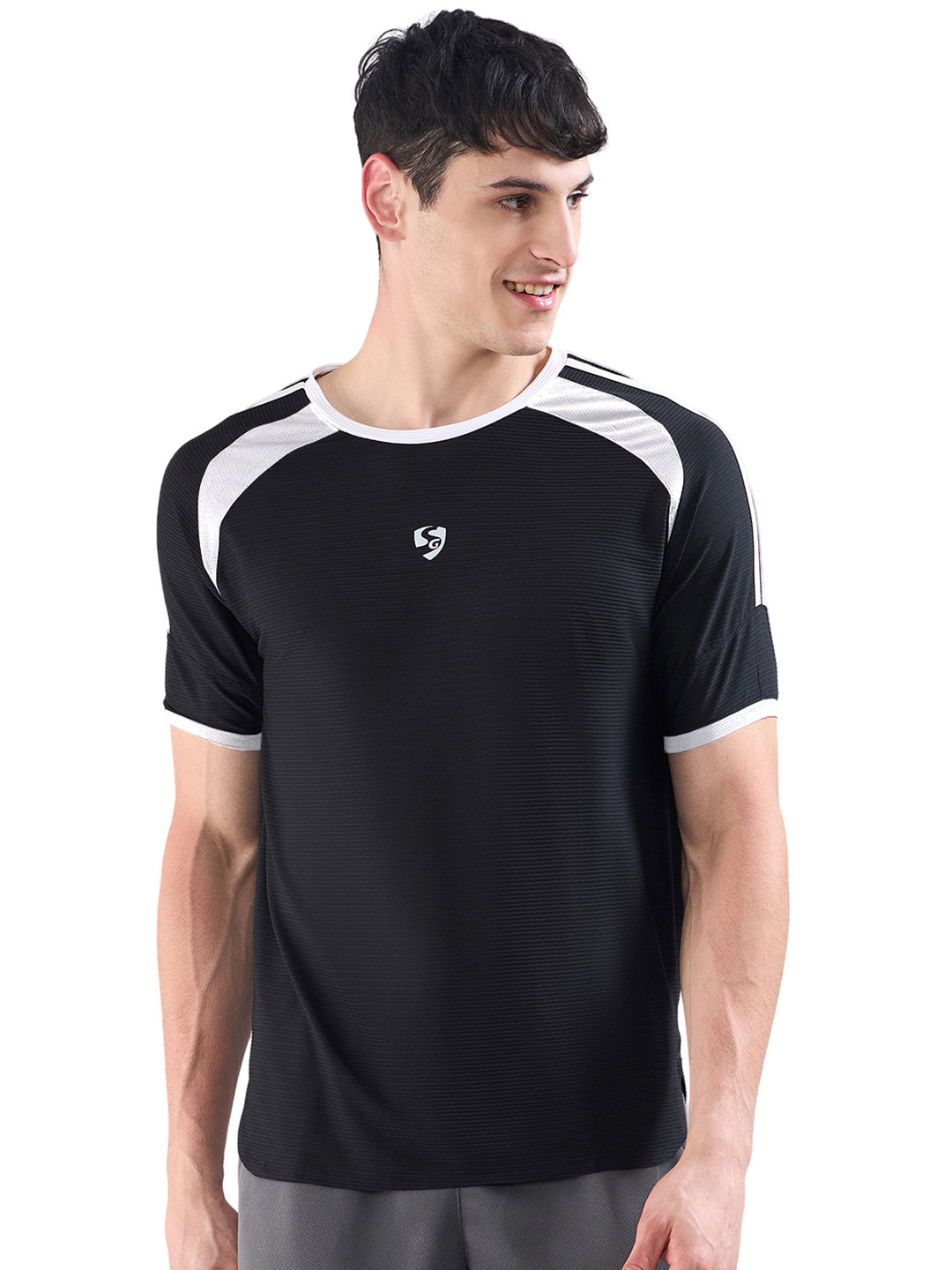 SG Self Design Raglan Sleeves Sports T-shirt