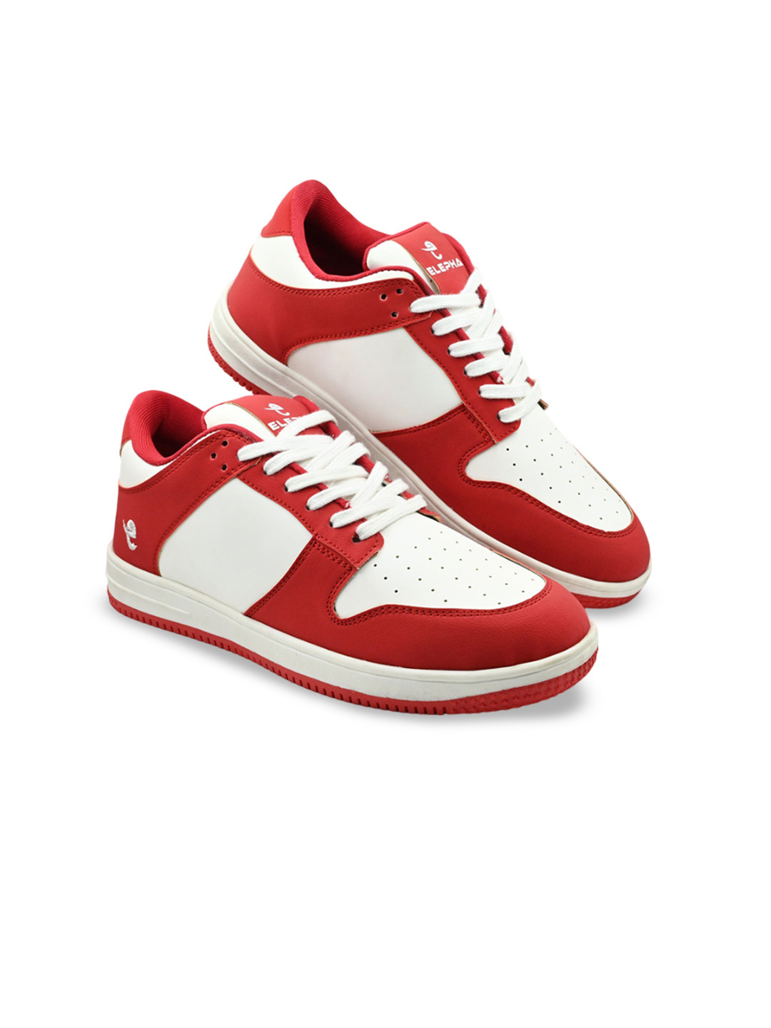 ELEPHA WEAR Unisex Colourblocked Lace-Up Sneakers