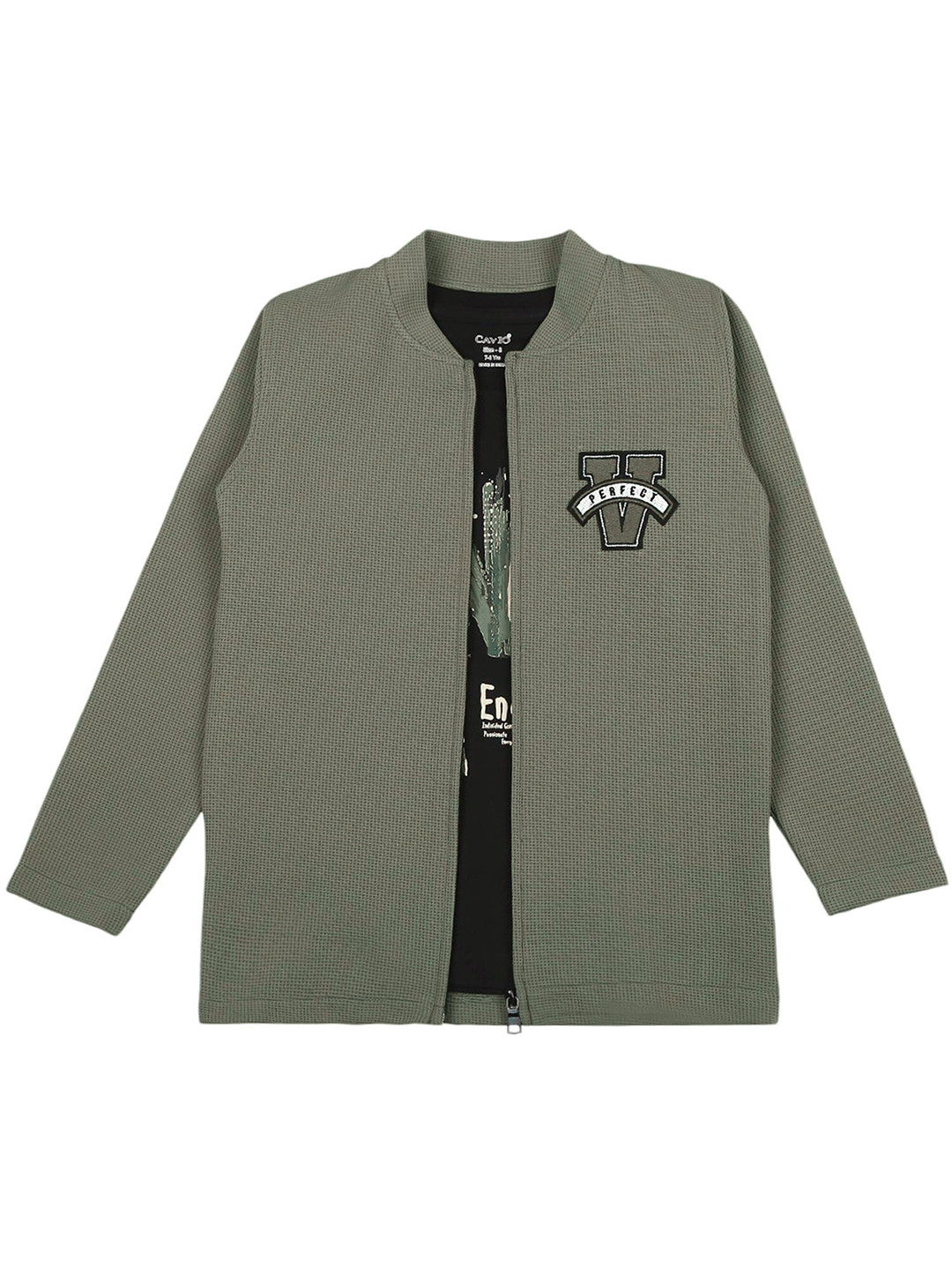CAVIO Boys Lightweight Long Sleeves Jacket & T-Shirt