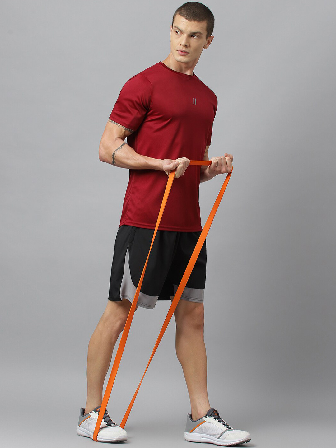 ATICX Men Mid-Rise Rapid-Dry Training or Gym Sports Shorts