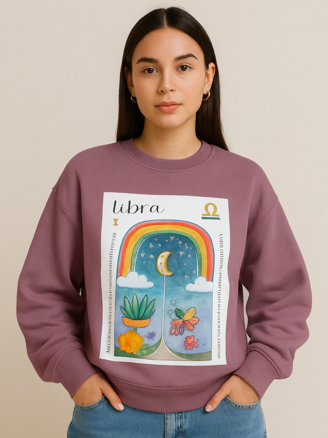 Pookiie Women Oversized Pullover Sweatshirt