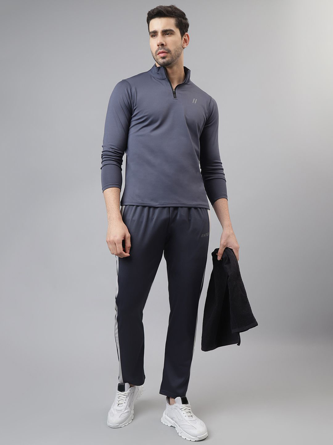 ATICX Men Turtle Neck Compression T-shirt