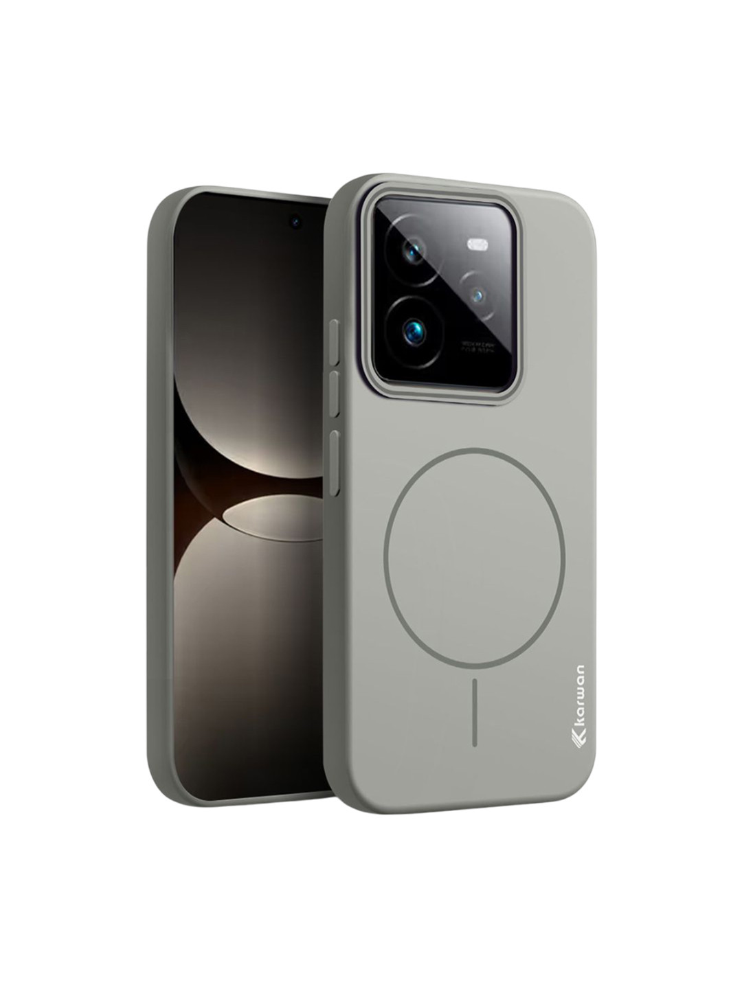 Karwan Geometric Printed Translucent Hybrid Back Case