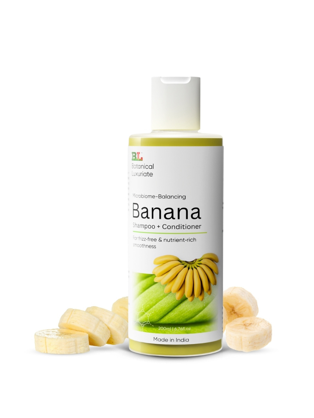 Botanical Luxuriate Banana Shampoo + Conditioner With Silk Protein For Glossy Hair 200 ml