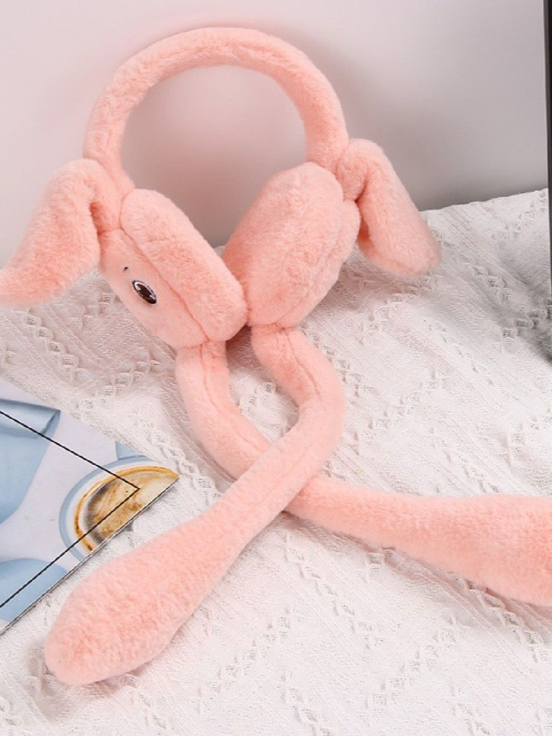 PIFTIF Women Chill Wrap Moving Ears Earmuff Cap for Winter