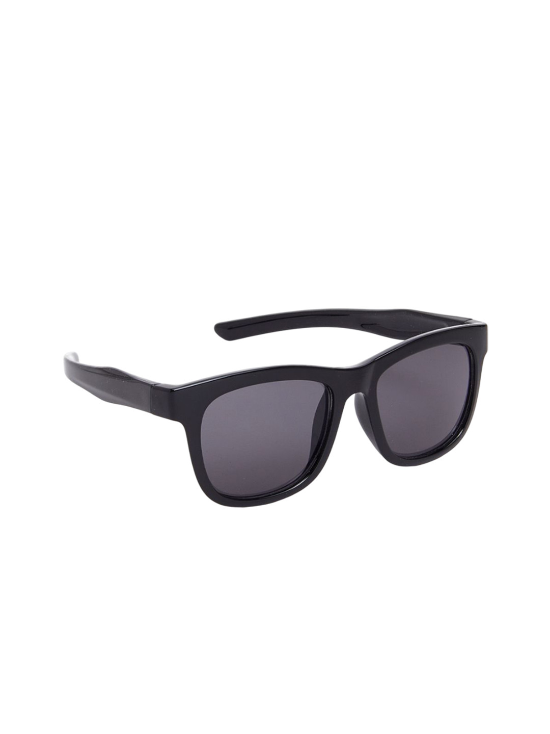 KIDSUN Boys Full Rim UV Protection Wayferer Sunglasses 121_BLACK_BLACK