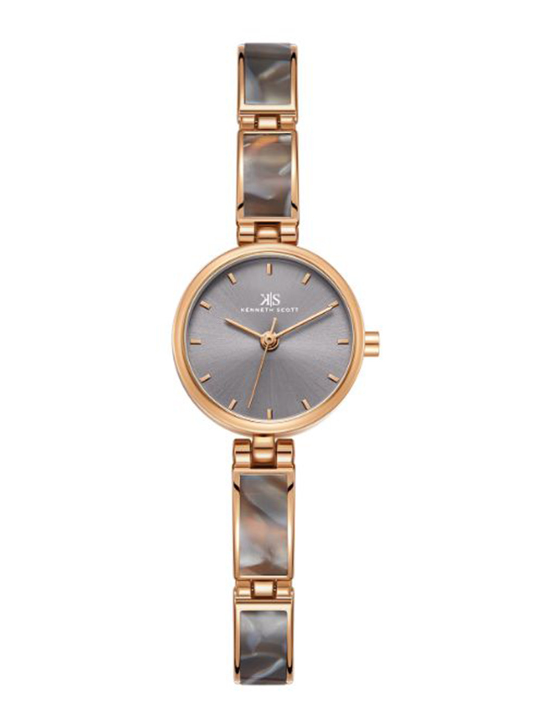 KENNETH SCOTT Women Round Dial & Bracelet Style Straps Analogue Watch K24502-RCXX