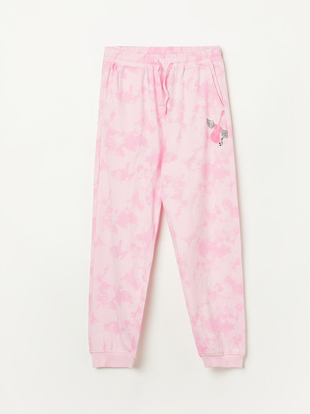 Fame Forever by Lifestyle Girls Tie & Dye Printed Cotton Joggers Lounge Pants