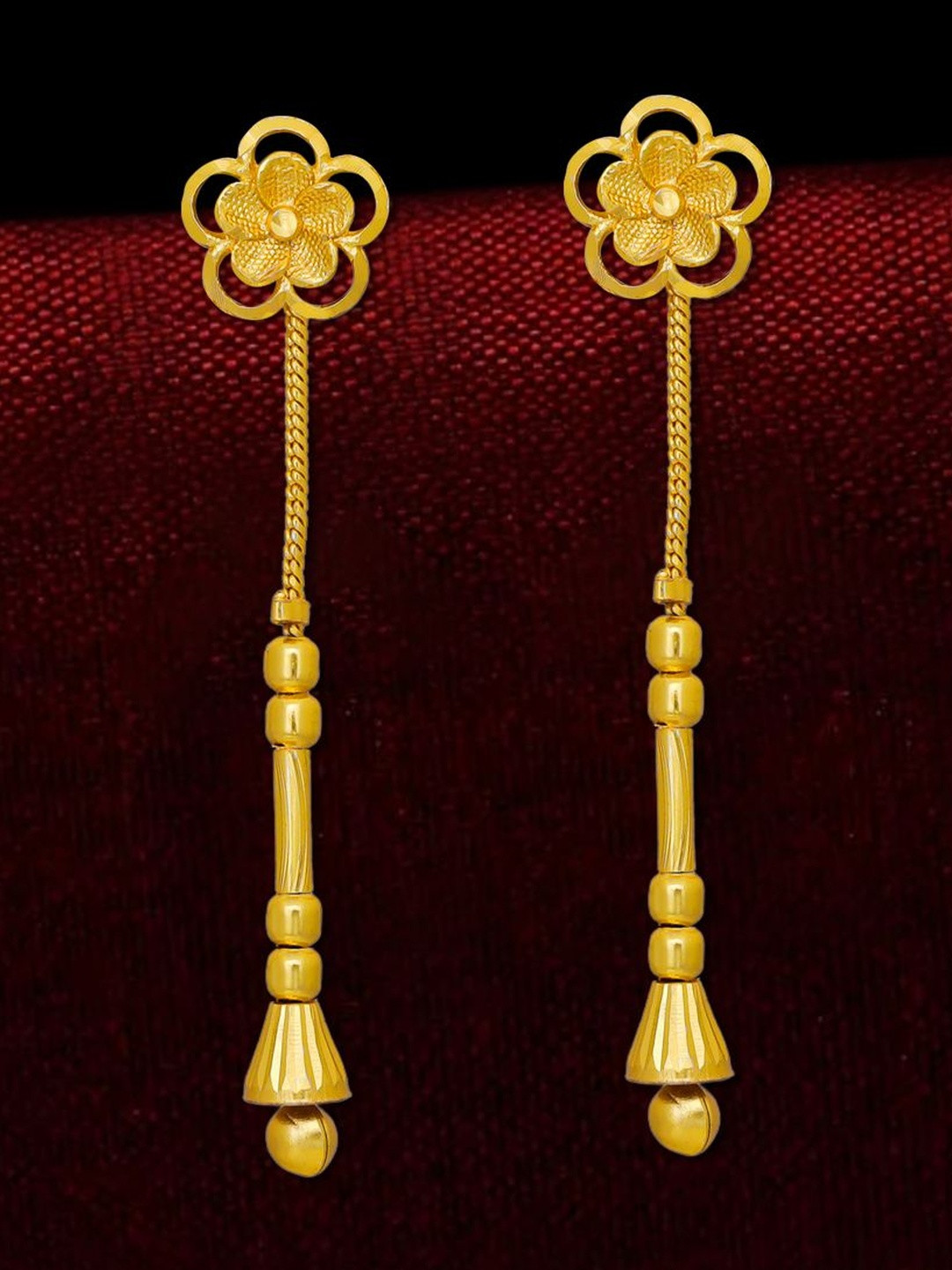 Raj And Deb Gold-Plated Brass Earrings
