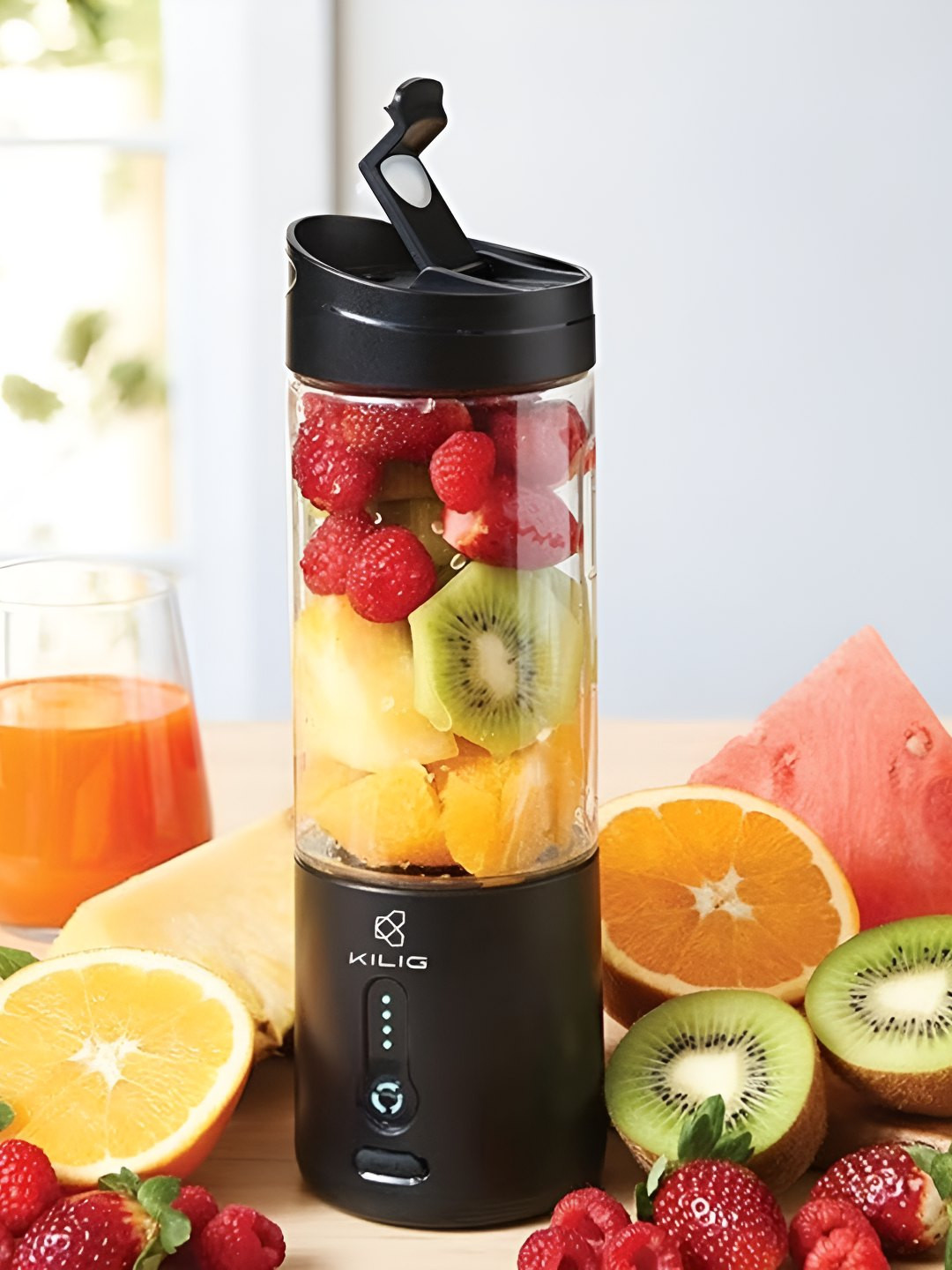 KILIG Black BPA Free 150 W Portable Blender