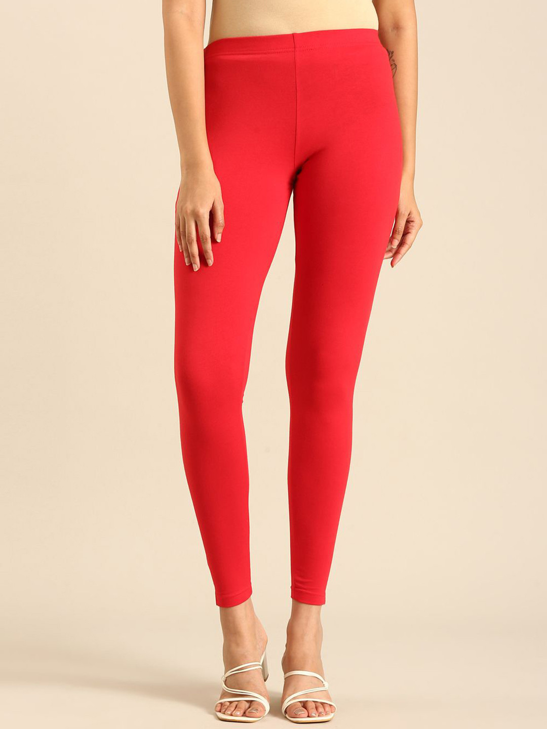 FILMODE Cotton Mid Rise Cotton Ankle-Length Leggings