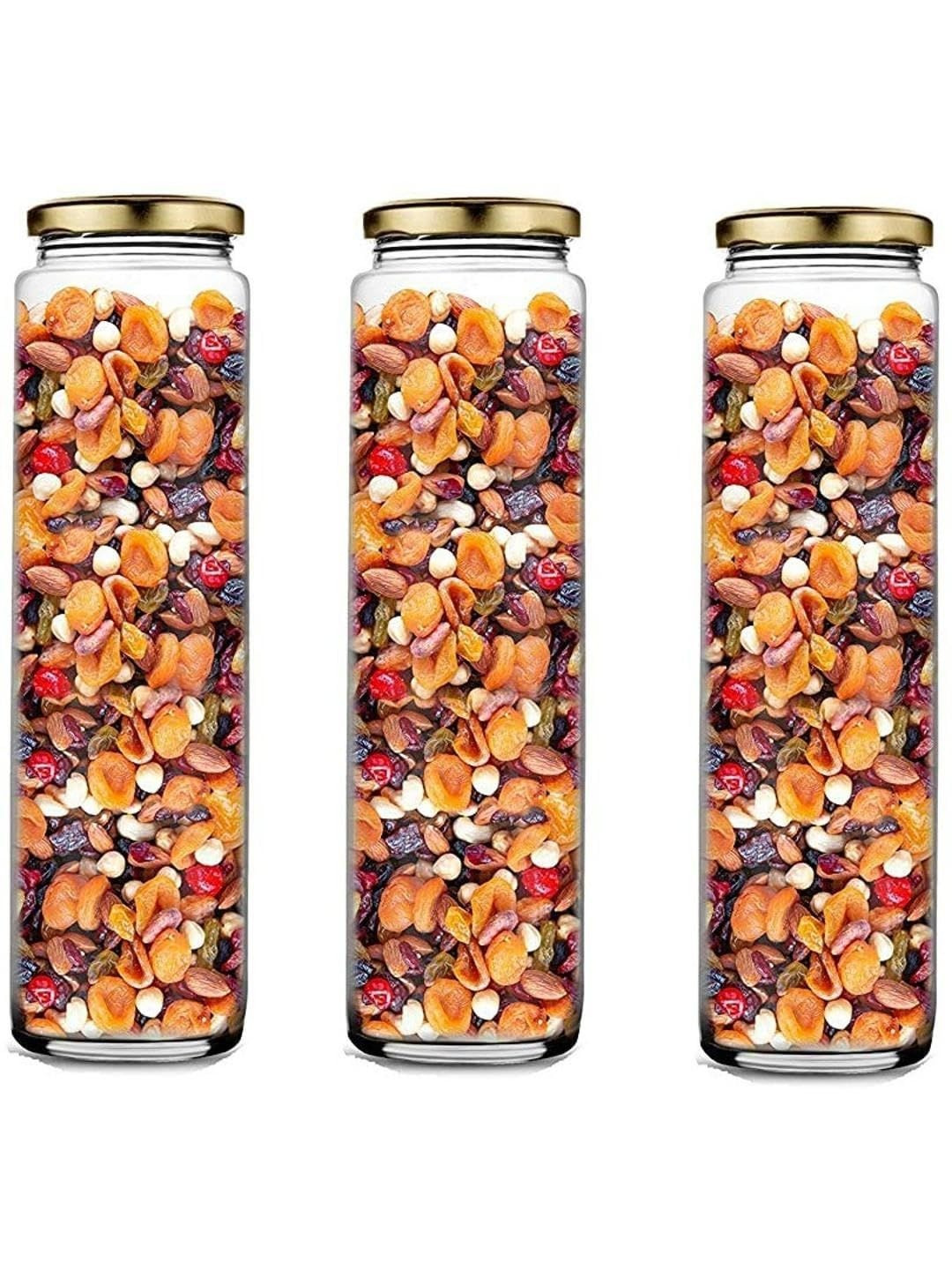 1ST TIME Set Of 3 Transparent Glass Freezer Safe BPA Free Water Bottle