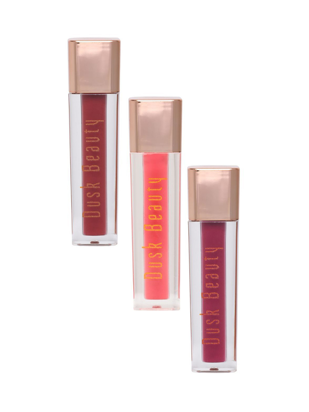 Dusk Beauty Set Of 3 Feather Stay Lipstick - 4 ml Each