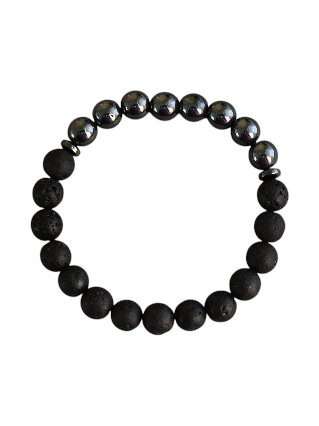 Gems Guru Unisex Grey Metal Crystals Drawstring Bracelet