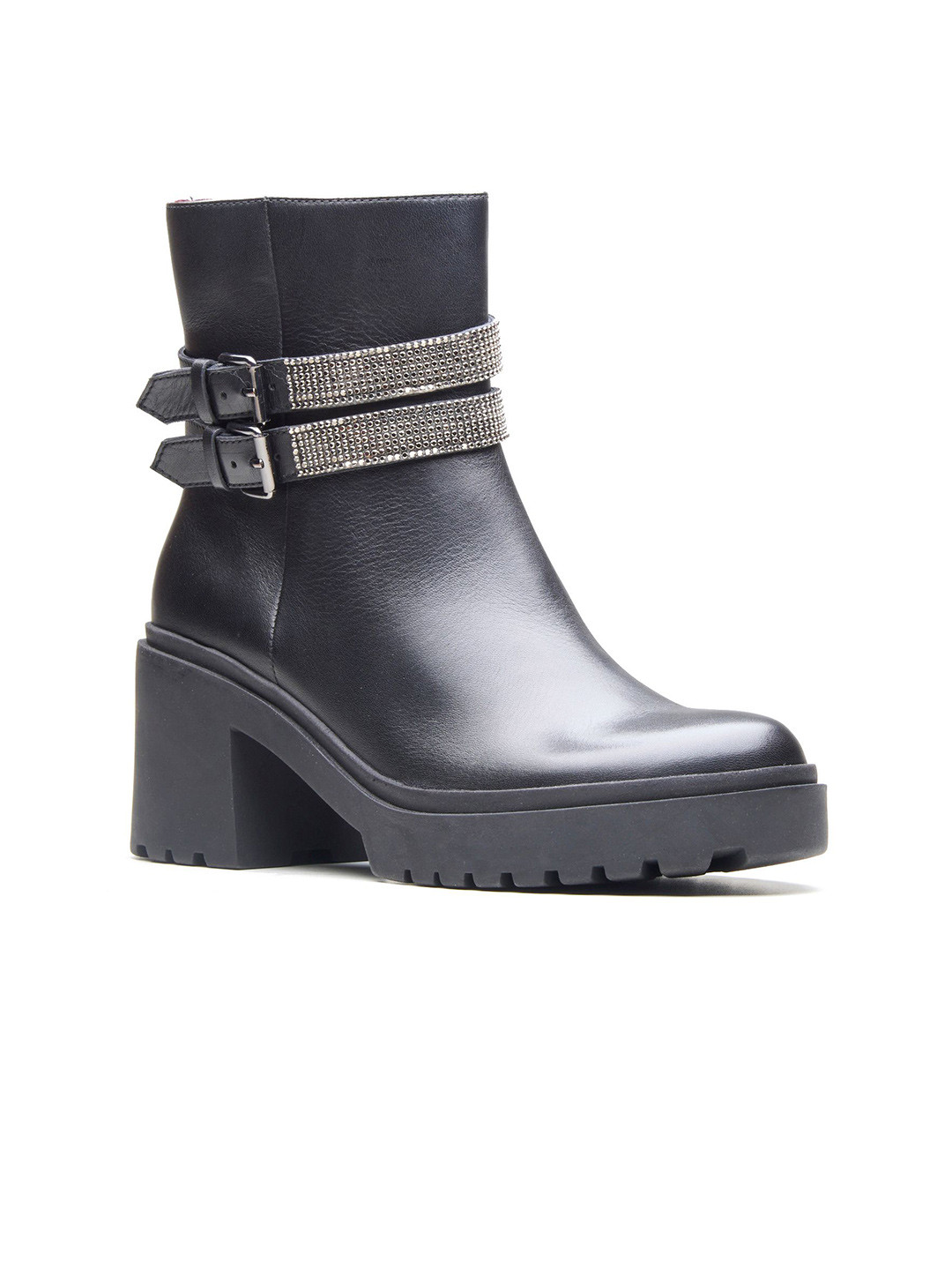 Peach Flores Hvmza Women Leather Boots