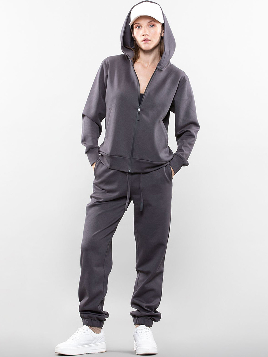 LOVE PANGOLIN Women Charcoal Tracksuits