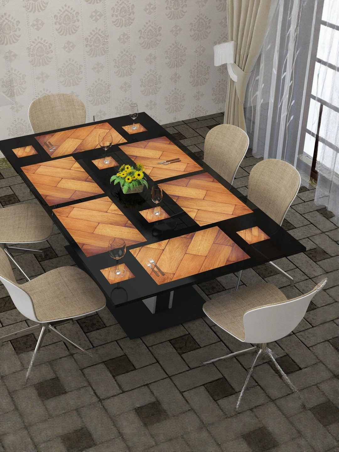 LaVichitra Pack of 12 Table Placemat