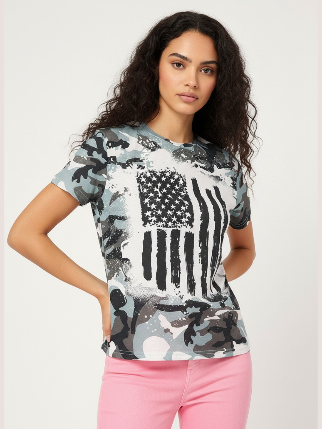 DressBerry Laid-back Luxe Printed T-shirt
