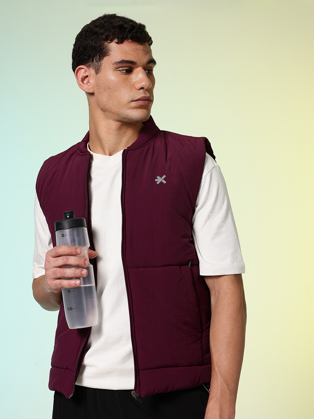 HRX by Hrithik Roshan Mock Collar Sports Running Padded Jacket