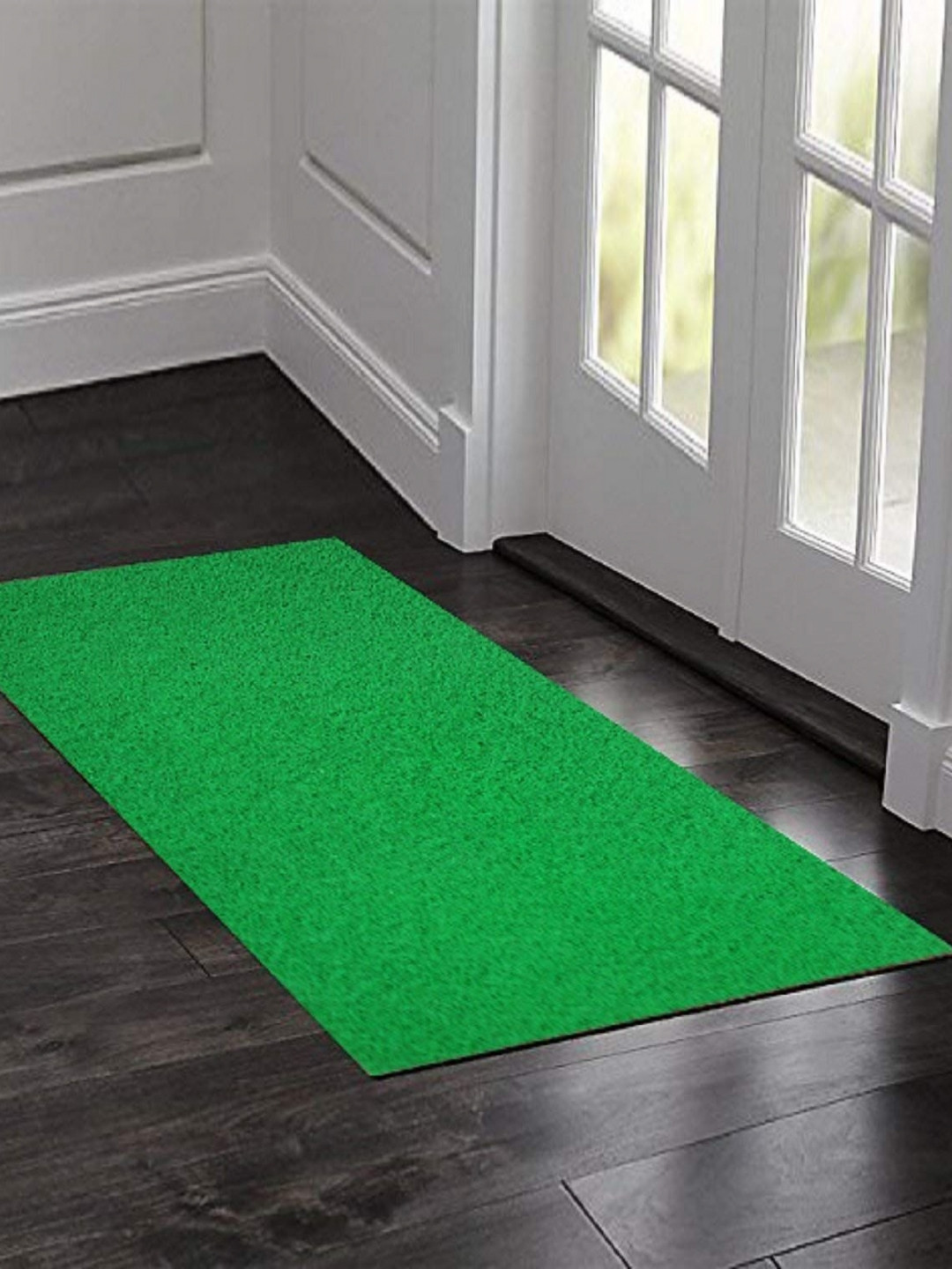 Mopak Decor Green Self-Designed Anti-Skid & Waterproof Doormat