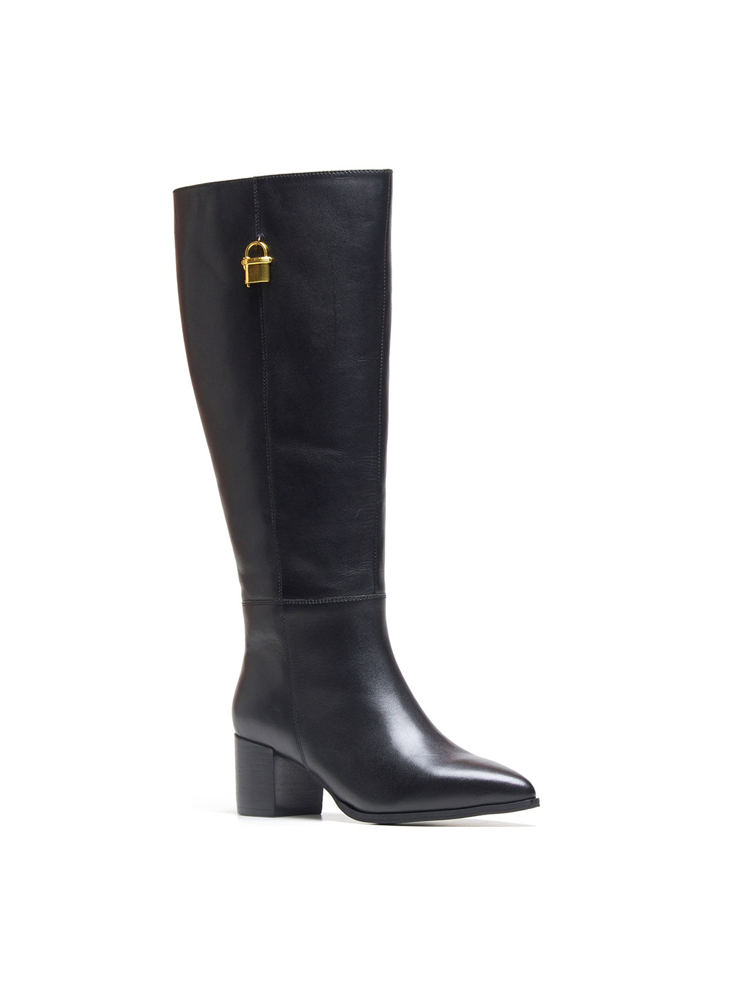 Peach Flores Alesso Women Pointed Toe Leather Regular Boots