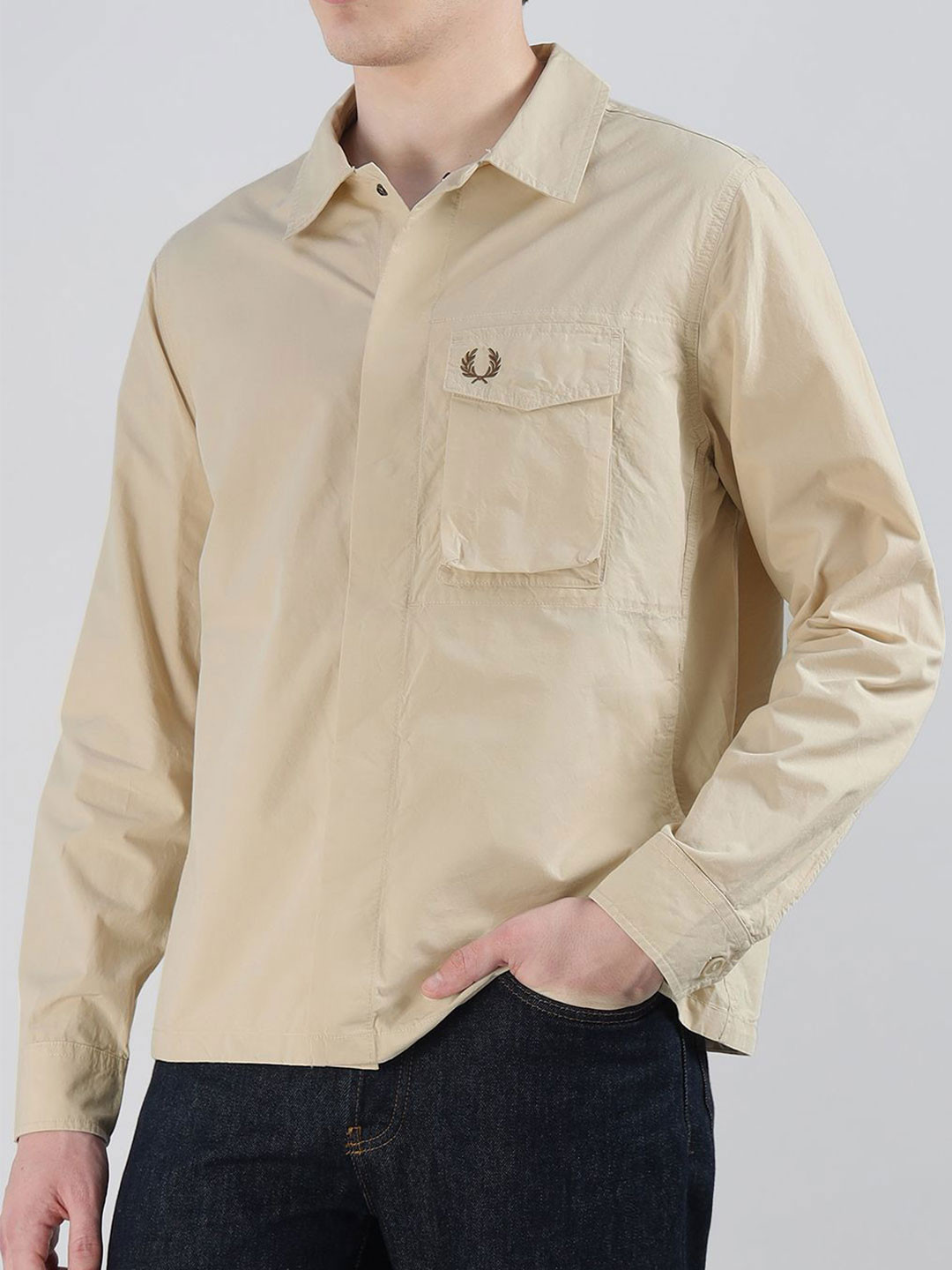 Fred Perry Casual Spread Collar Shacket