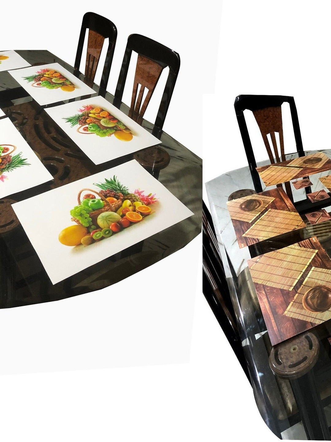 LaVichitra Pack of 12 PVC Rectangle Table Placemat