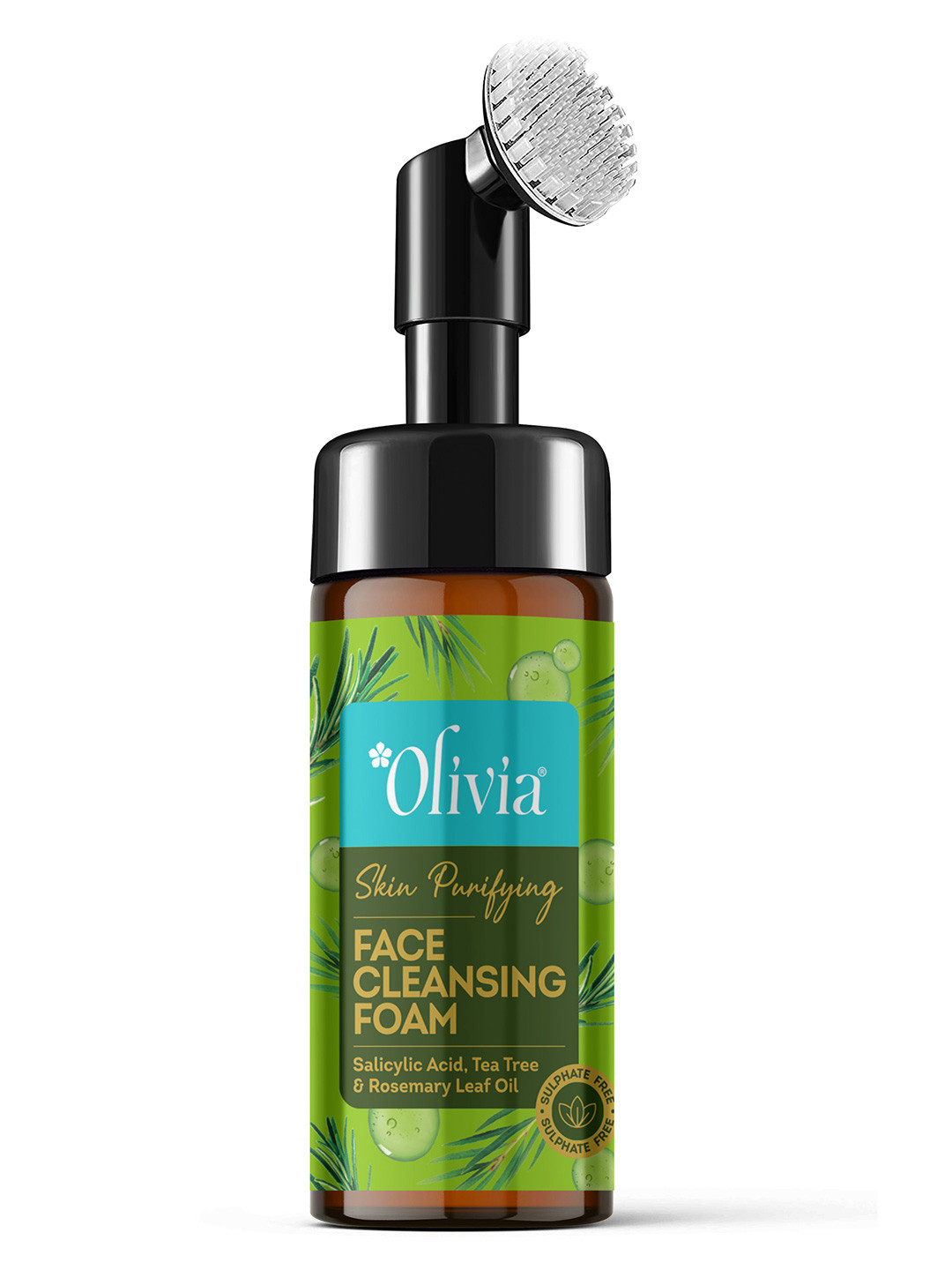 Olivia Skin Purifying Face Cleansing Foam with Salicylic Acid & Tea Tree - 100ml
