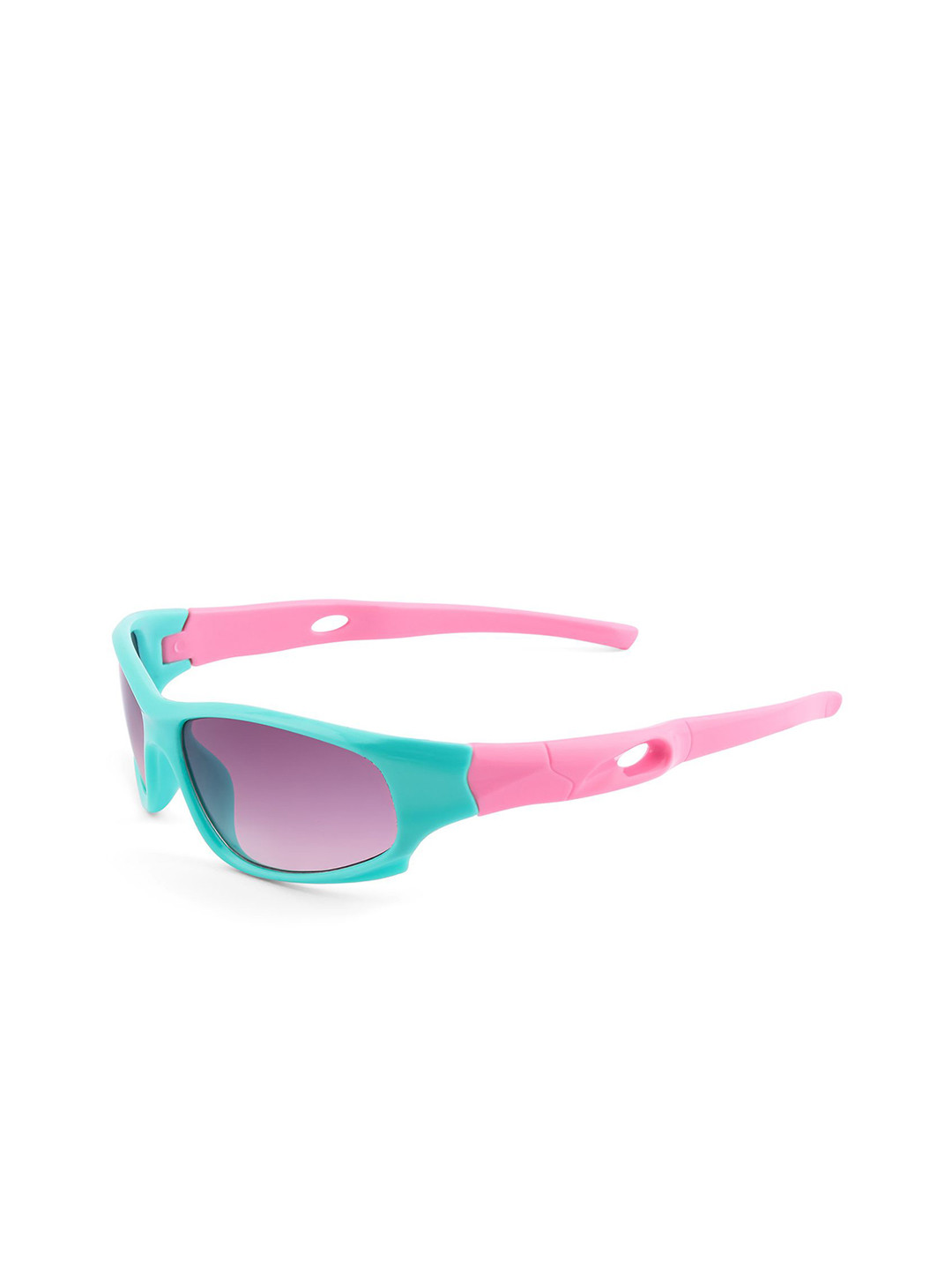 KIDSUN Kids UV Protected Aviator Sunglasses SP1572_GREEN_PINK