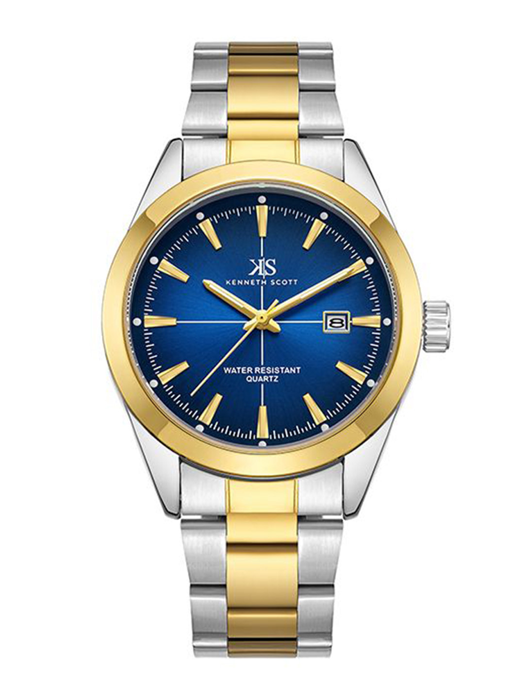 KENNETH SCOTT Men Dial & Stainless Steel Bracelet Style Straps Analogue Watch K23025-TBTN