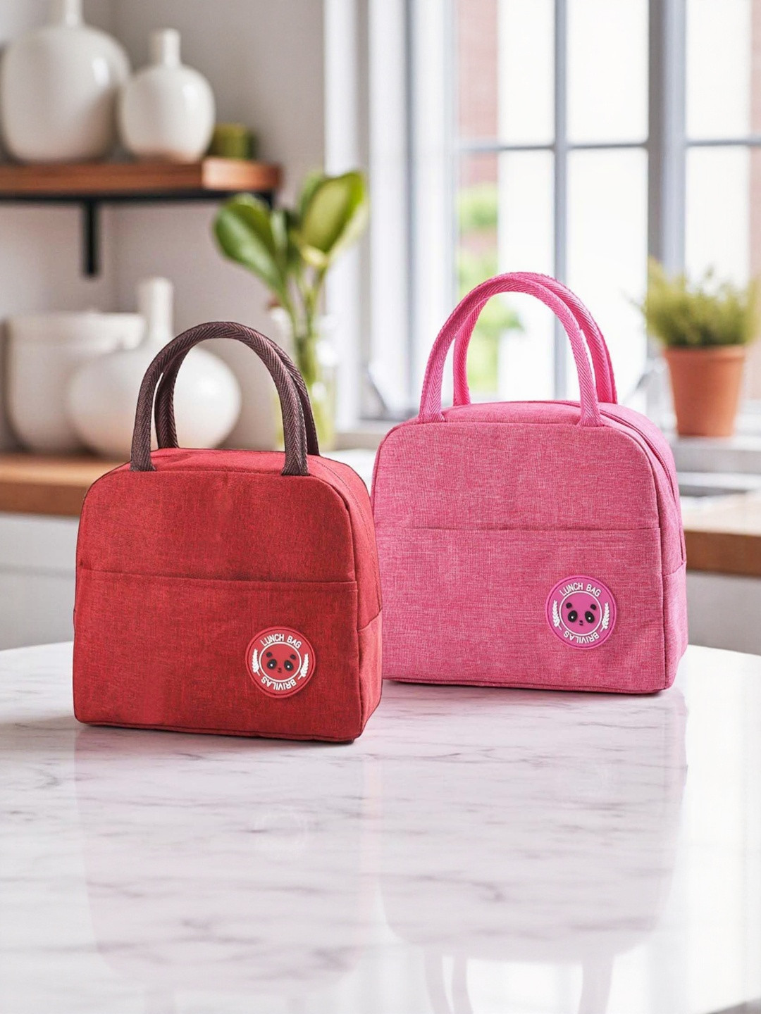 Go Hooked Set of 2 Rectangle Insulated Lunch Bag